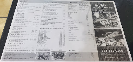 Delicious Vietnamese Cuisine at Pho Country | Carson City, NV Menu